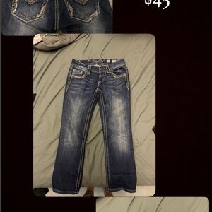 Miss Me Women's Boot Cut Jeans - Blue